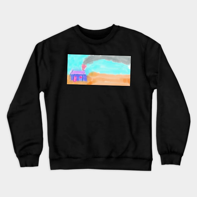 Drawing kids Crewneck Sweatshirt by Benlamo